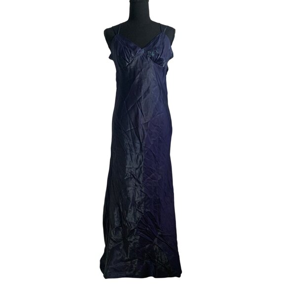 wild fable Dresses & Skirts - Wild Fable Junior Teens Vintage Style Satin Maxi Dress With Adjustable Straps